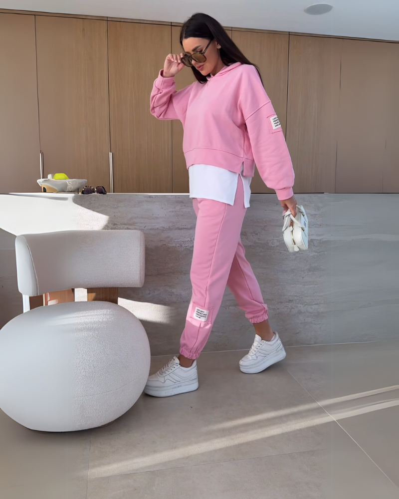 Women's Comfy Hooded Sweatsuit Set – Gabi