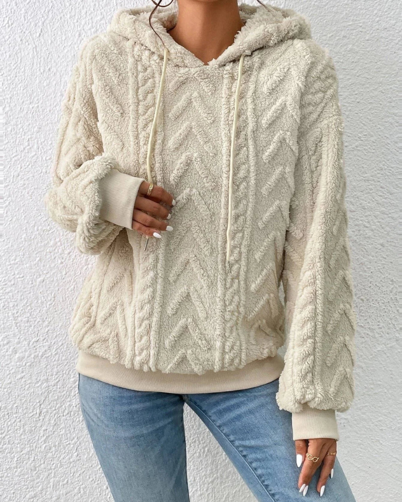 Women's Sherpa Hooded Sweatshirt – Bia