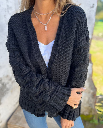 Women's Hand-Knit Cardigan – Carol – view 2