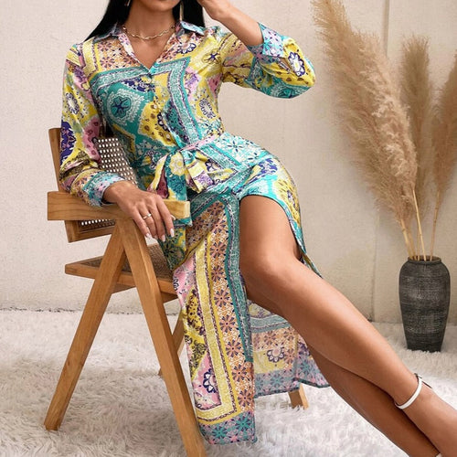 Women's Long-Sleeve Dress – Una