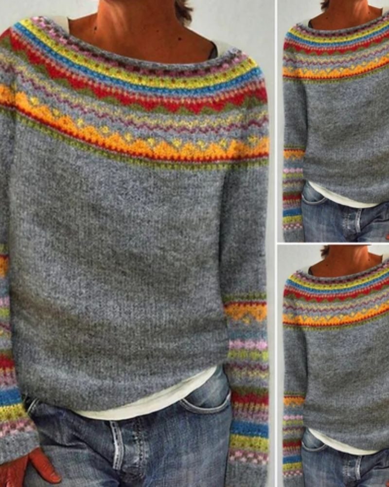 Women's Retro Knit Sweater – Patricia – view 2