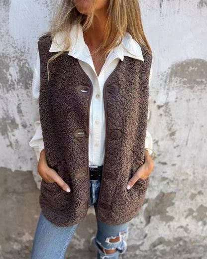 Women's Fleece-Lined Vest – Daniela