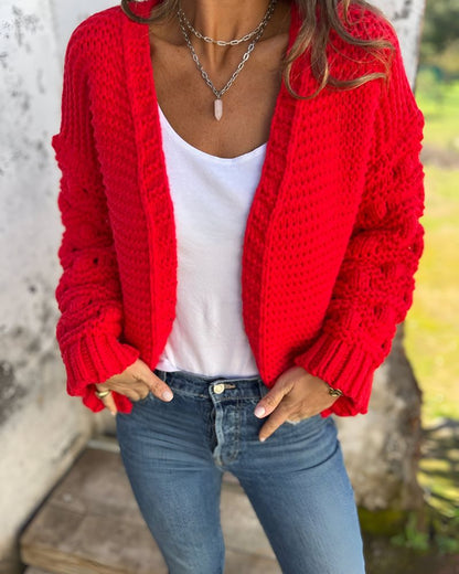 Women's Hand-Knit Cardigan – Carol – view 3