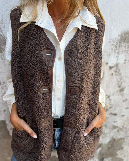 Women's Fleece-Lined Vest – Daniela – view 3