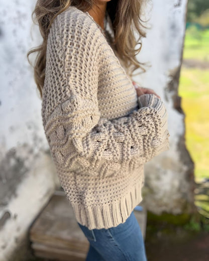 Women's Hand-Knit Cardigan – Carol – view 4