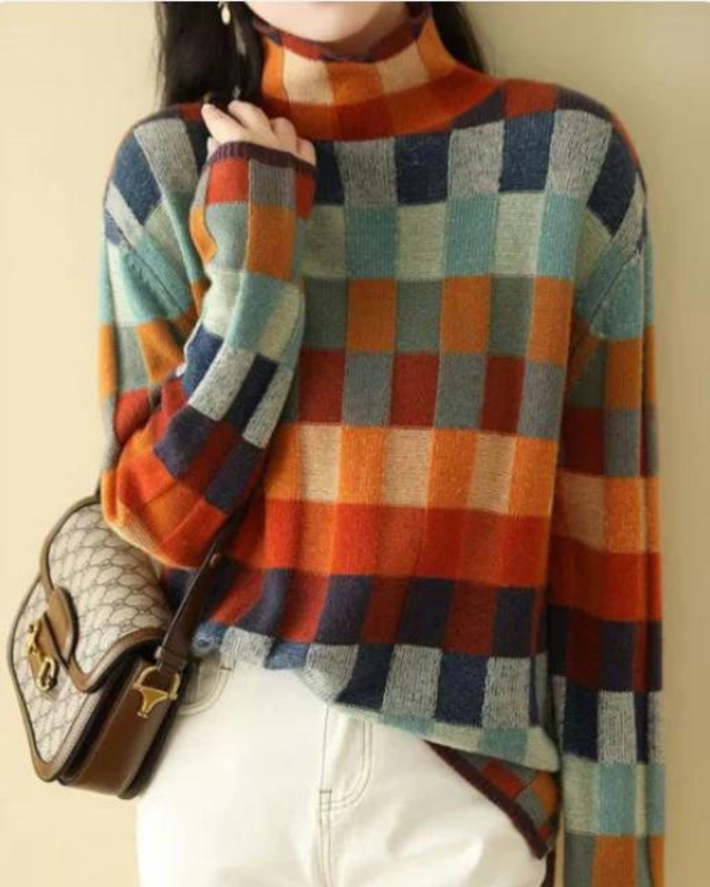 Women's Cashmere Collar Sweater – Ursula – view 3