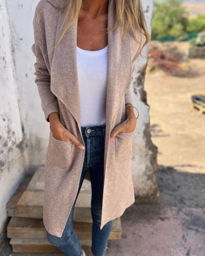 Women's Lightweight Cardigan-Style Coat – Egona – view 2