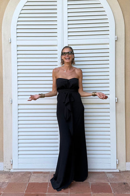 Lightweight Asymmetric Dress with Belt – Leia