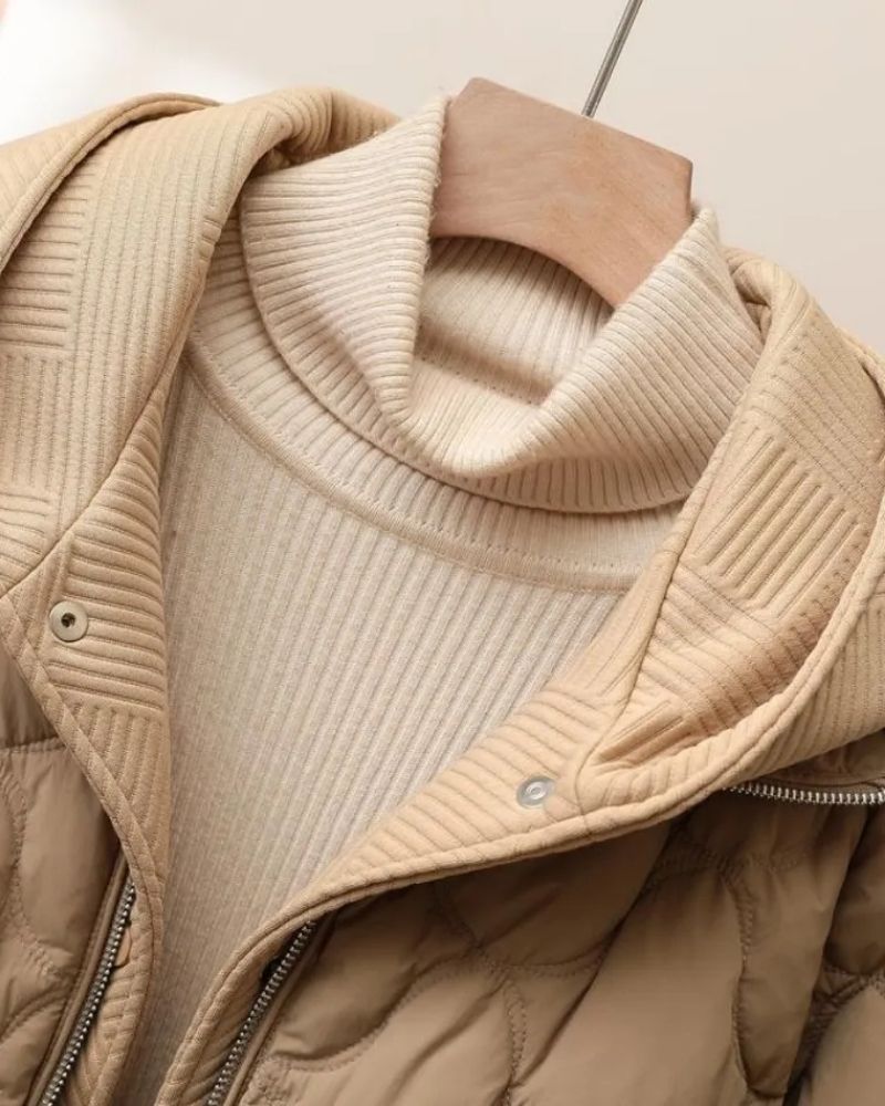 Women's Quilted Hooded Jacket – Berta – view 2