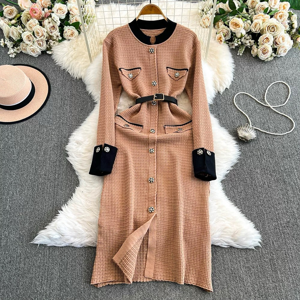 Women's Knit Dress – Milano – Rose