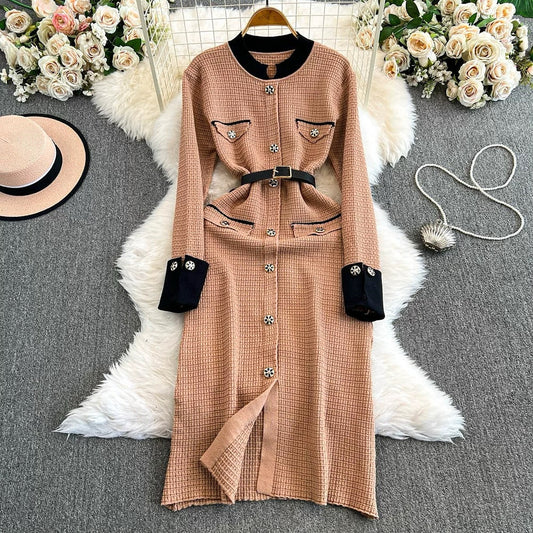 Women's Knit Dress – Milano – Rose