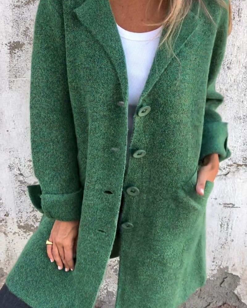 Women's Structured Tailored Blazer – Mila – Green