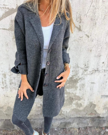 Women's Structured Tailored Blazer – Mila – Gray