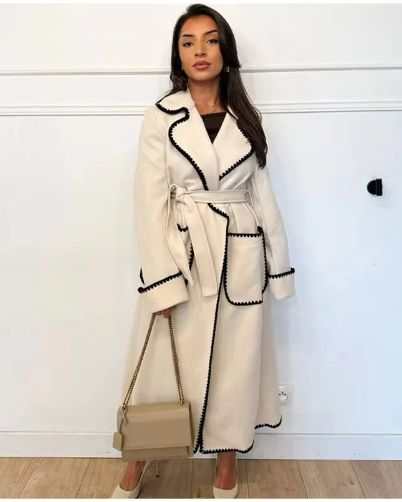 Women's Tailored Overcoat – Bela – White