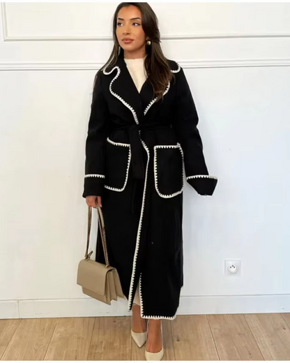 Women's Tailored Overcoat – Bela – Black