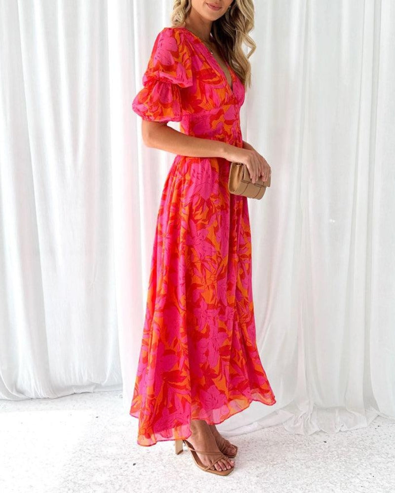 Women's Long Floral Dress – Lennon – view 2
