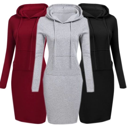 Women's Hooded Dress – Ellen – view 4