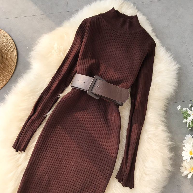 Women's Turtleneck Dress – Cintia – view 3