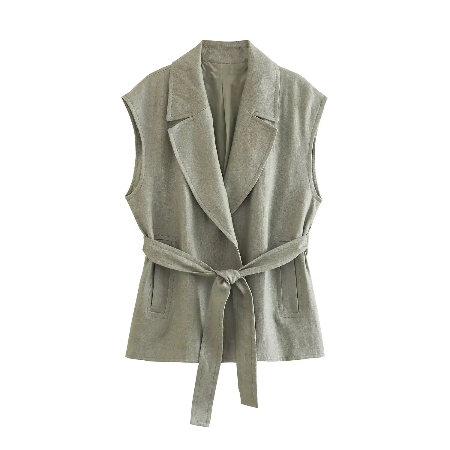 Women's Longline Tailored Vest Set – Noelle – view 3