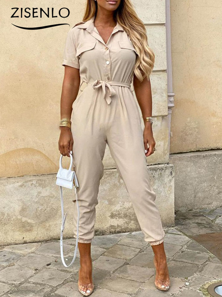 Women's Bomber-Style Jumpsuit – Evelyn – view 3