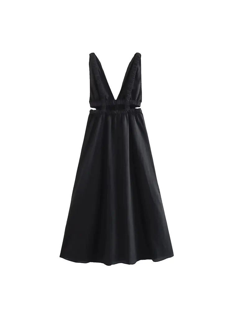 Women's Midi V-Neck Dress – Oakley – view 2