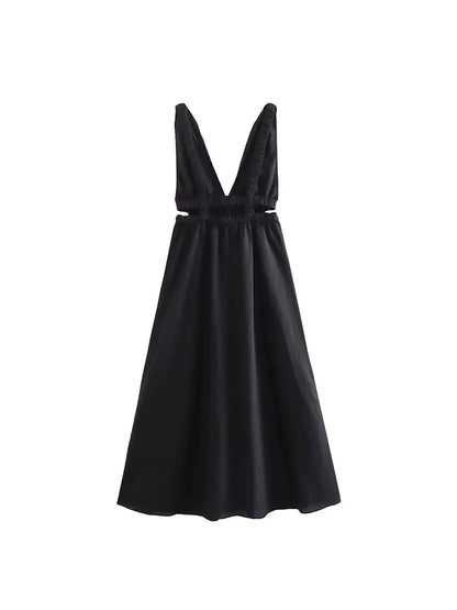 Women's Midi V-Neck Dress – Oakley – view 2
