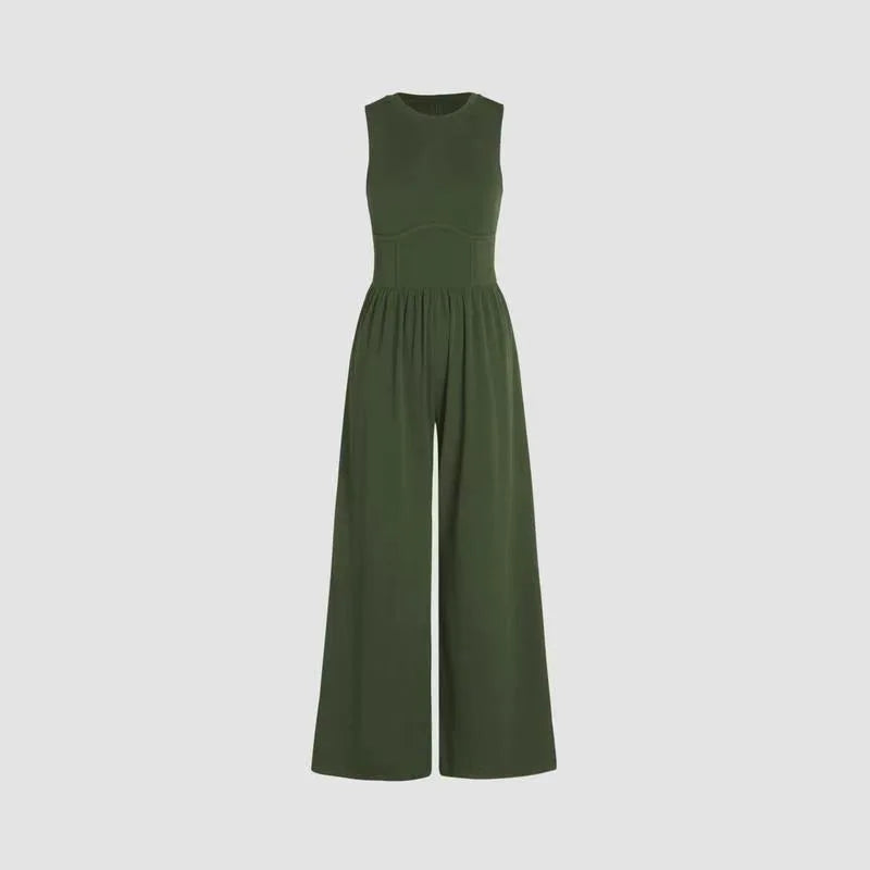 Women's High-Waist Jumpsuit – Summer – view 5