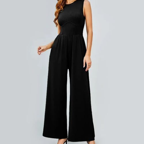 Women's High-Waist Jumpsuit – Summer
