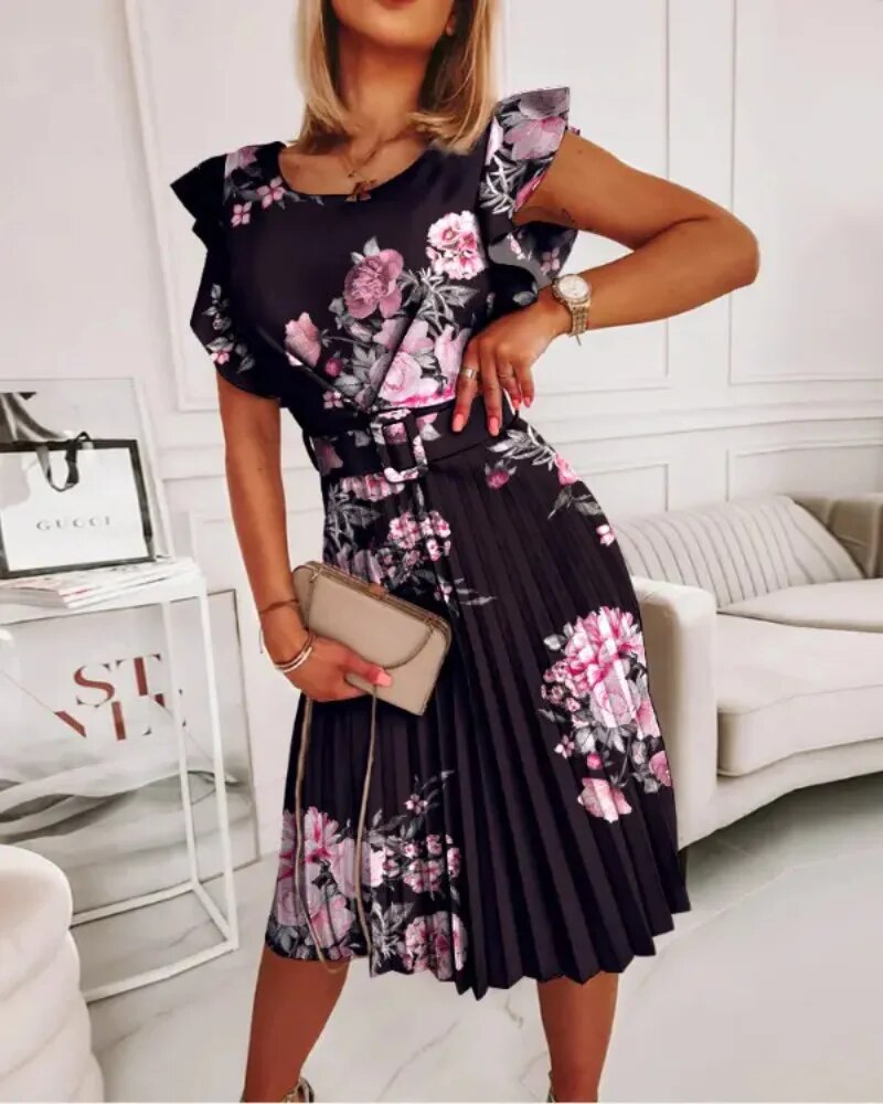Women's Belted Dress – Ariane – view 2