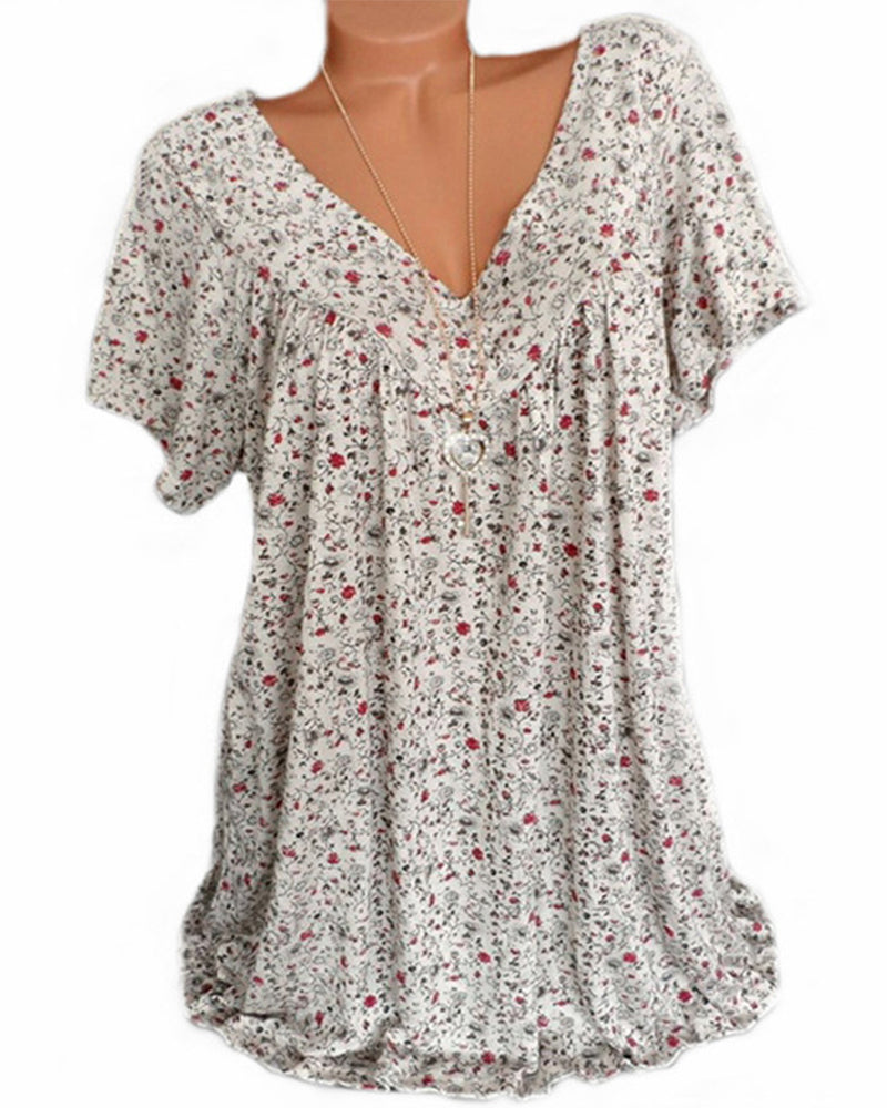 Women's Relaxed Printed Tee – Fia – view 4