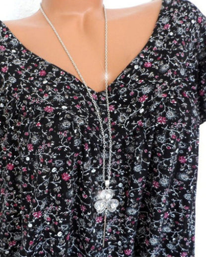Women's Relaxed Printed Tee – Fia – view 3