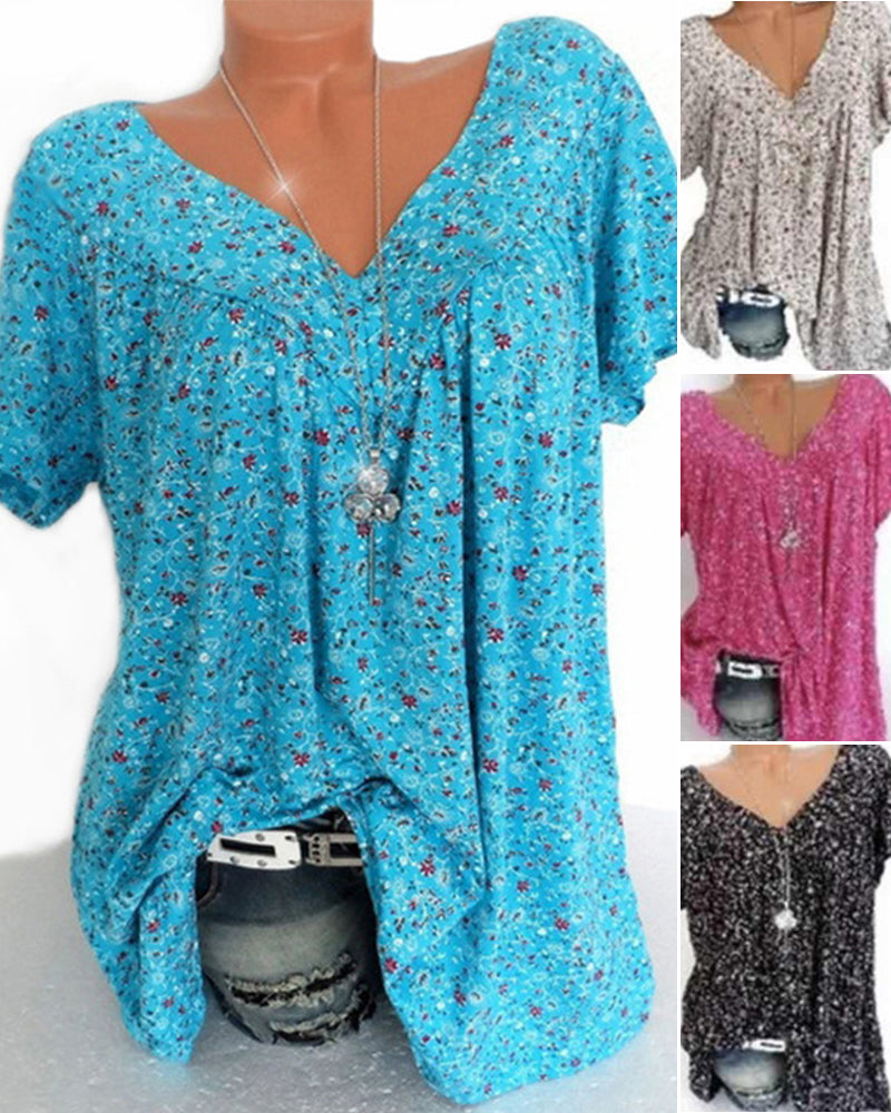 Women's Relaxed Printed Tee – Fia – view 2
