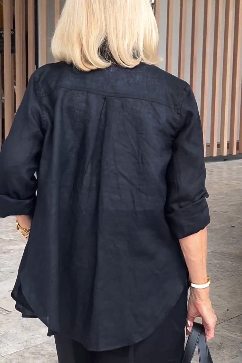 Linen-Cotton Shirt and Shorts Set – Verona