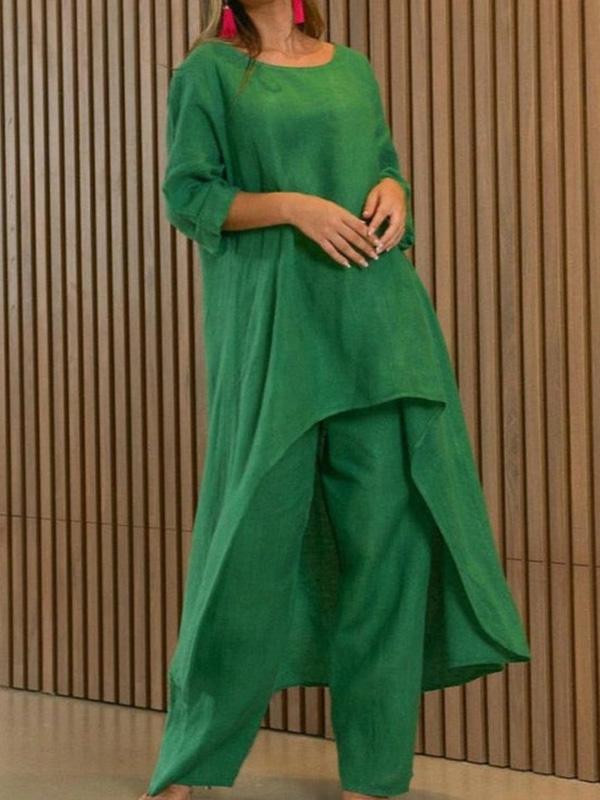 Women's Solid Two-Piece Set – Camille – view 2