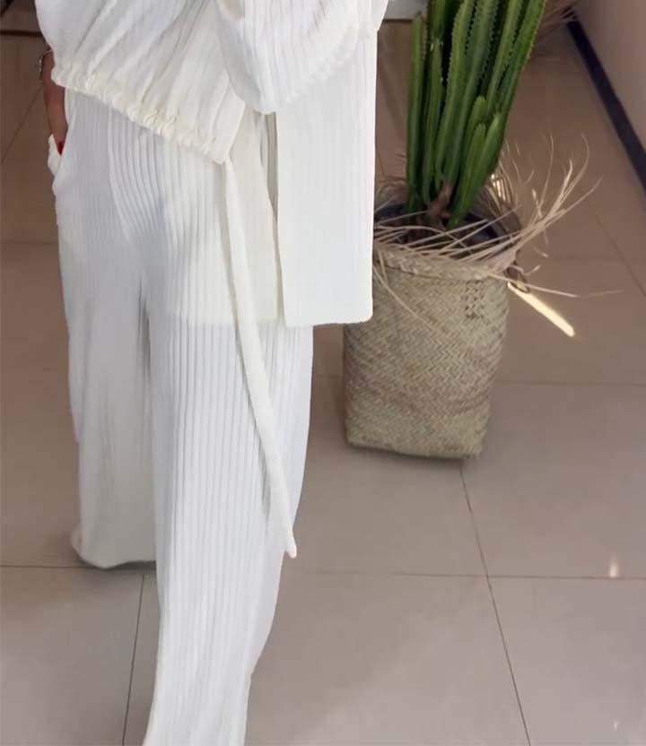 Women's Casual Solid Long-Sleeve Set – Sloane – view 2