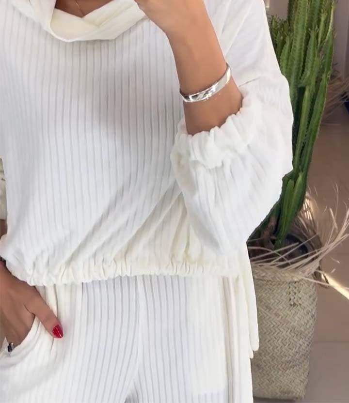 Women's Casual Solid Long-Sleeve Set – Sloane