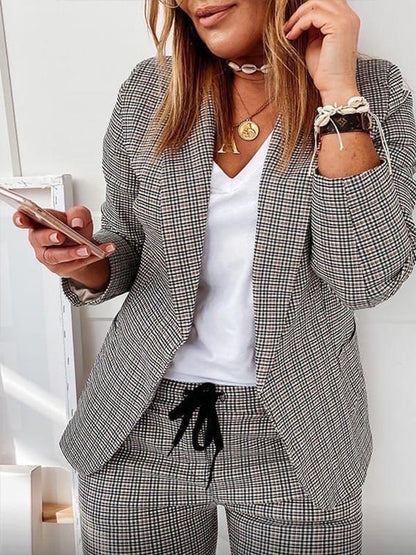 Women's Casual Plaid Set – Lumi