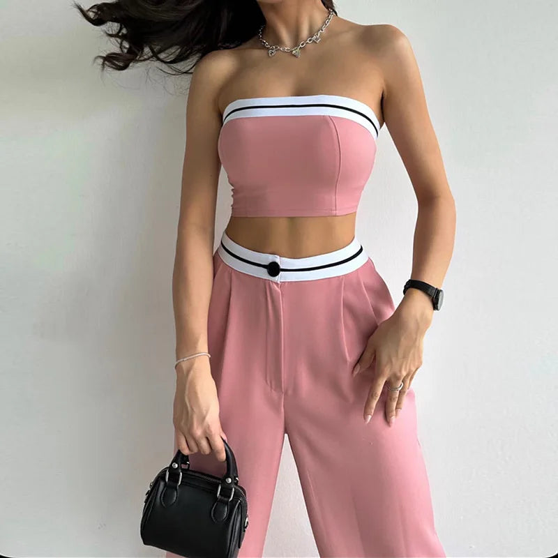 Women's Tailored Top and Pants Set – Nani – view 2