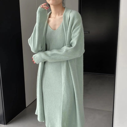 Women's Wool Dress – Pamela – Green
