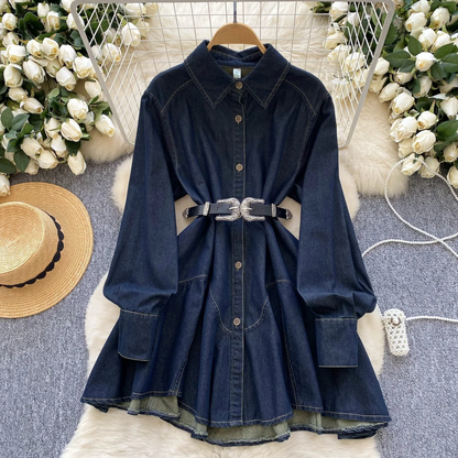 Women's Denim Dress – Kendi – view 4