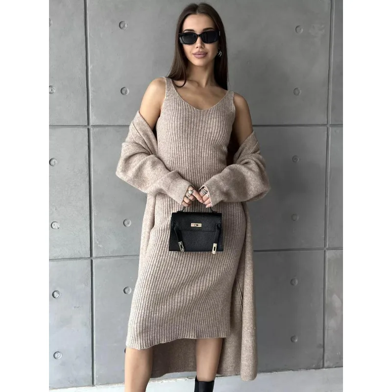 Women's Wool Dress – Pamela – Beige