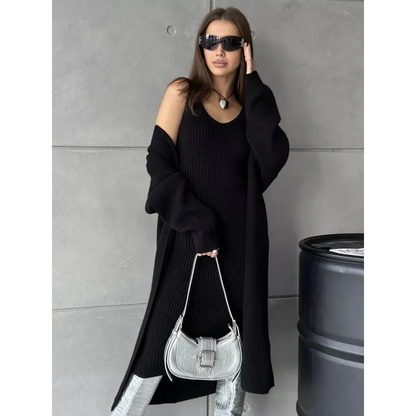 Women's Wool Dress – Pamela – Black