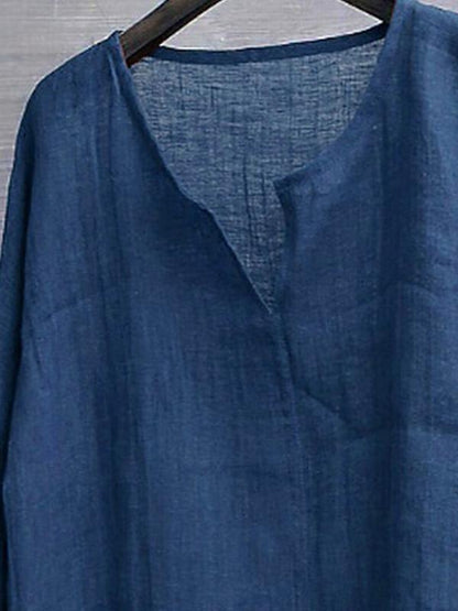Linen Summer Beach Shirt – Rosamund