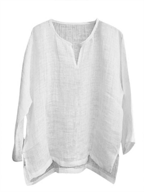 Linen Summer Beach Shirt – Rosamund – Default Title