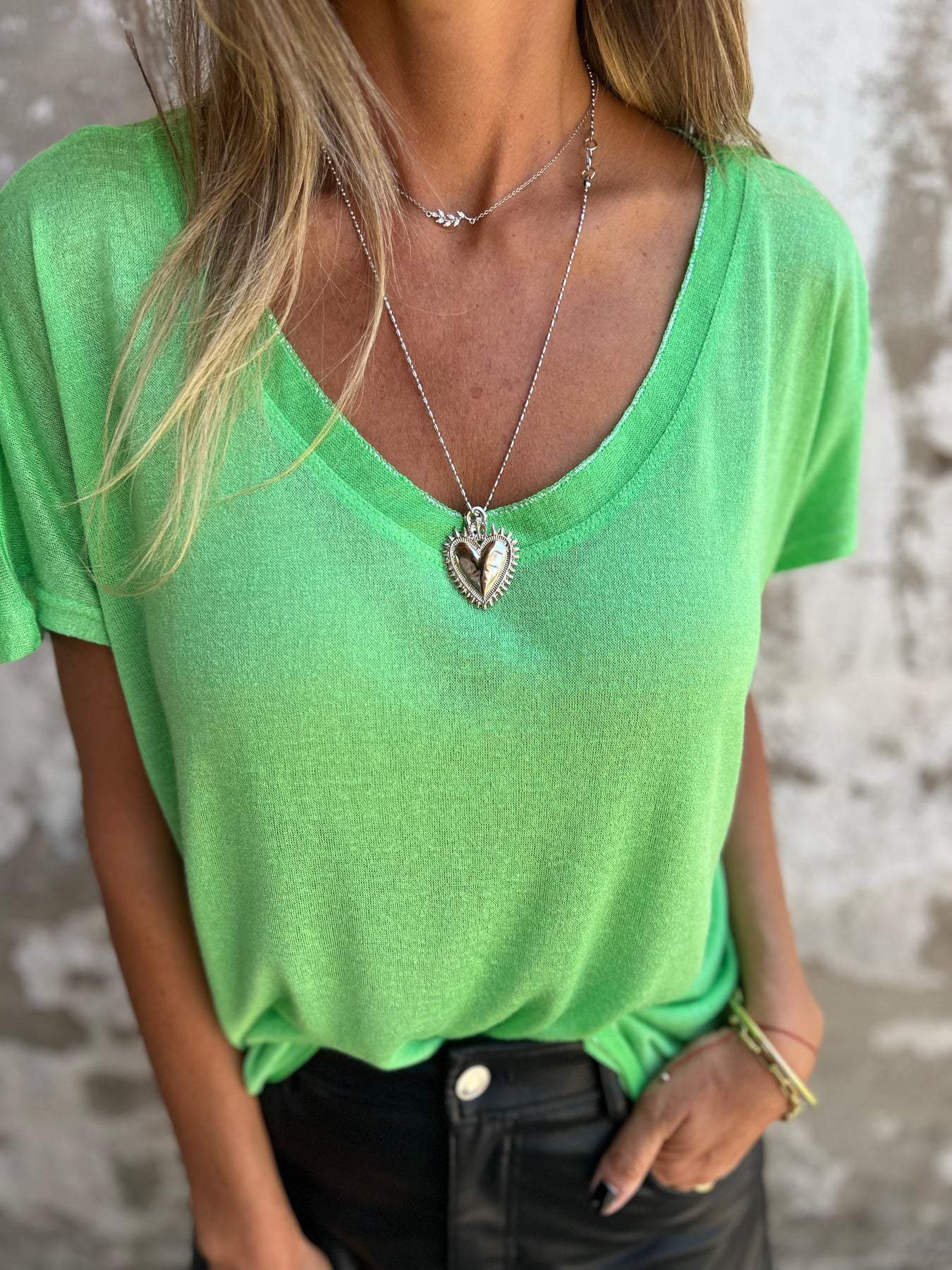 Comfort Casual Tee – Tove – Green