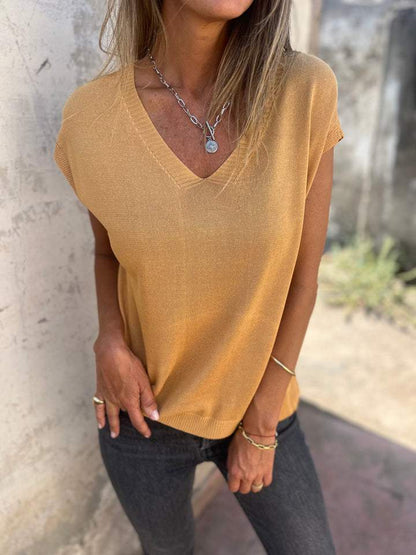 Comfort Casual Knit Tee – Aida – view 2