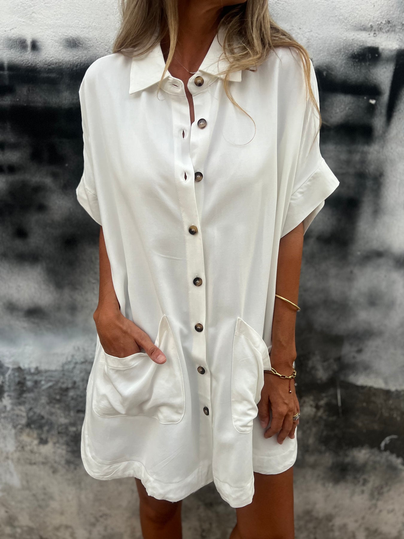 Comfort Long Cotton-Linen Shirt – Amara