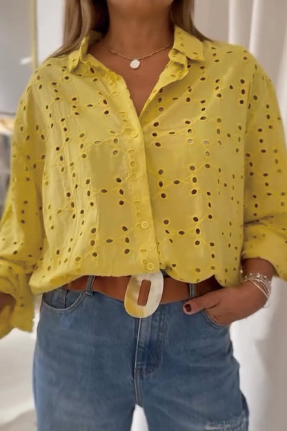 Casual Openwork Summer Shirt – Kirby