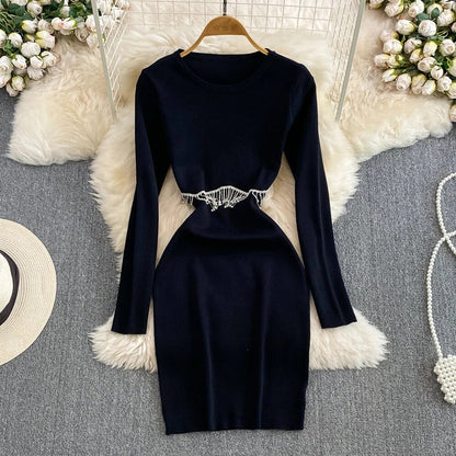 Women's Long-Sleeve Dress – Maeve – Black