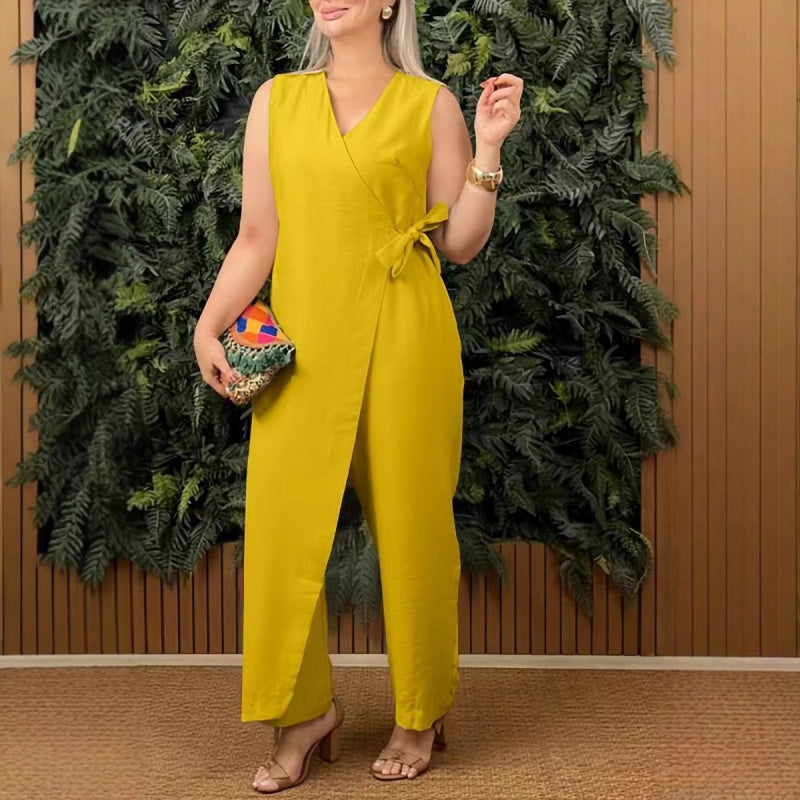 Women's Timeless Jumpsuit – Barbara – Yellow